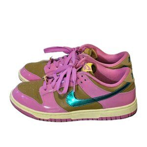 Nike Parris Goebel x Dunk Low Shoe Womens Size 9 Mens 7.5 Playful Pink Sneakers